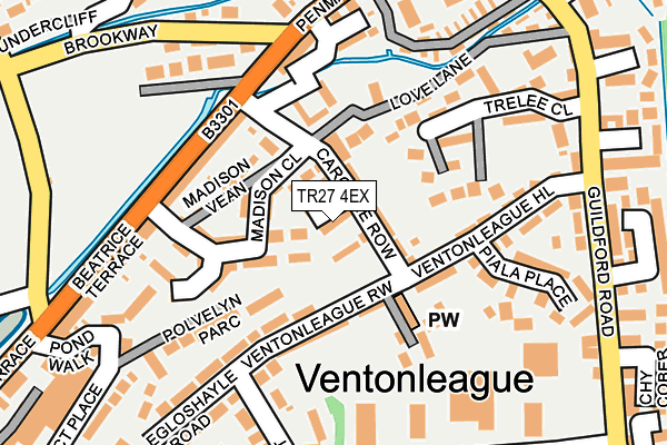 TR27 4EX map - OS OpenMap – Local (Ordnance Survey)