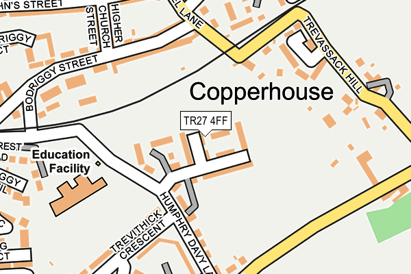 TR27 4FF map - OS OpenMap – Local (Ordnance Survey)