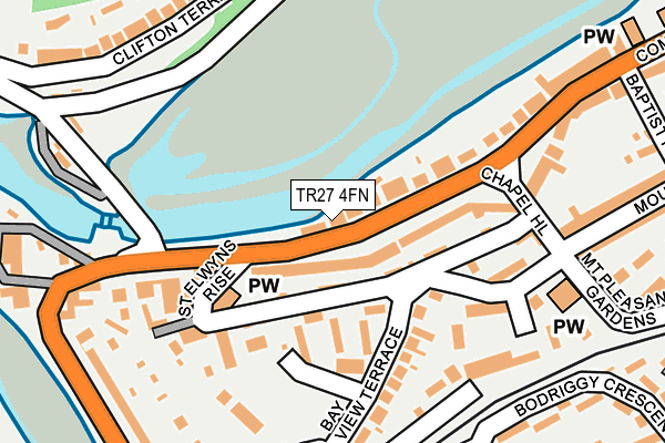 TR27 4FN map - OS OpenMap – Local (Ordnance Survey)