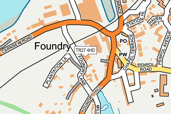 Map of IT WEST LTD at local scale