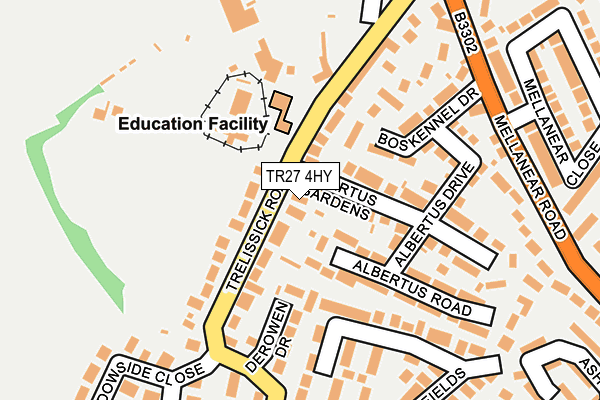 TR27 4HY map - OS OpenMap – Local (Ordnance Survey)