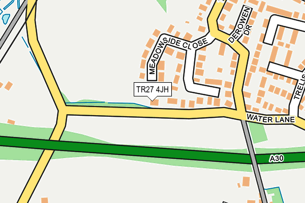 TR27 4JH map - OS OpenMap – Local (Ordnance Survey)