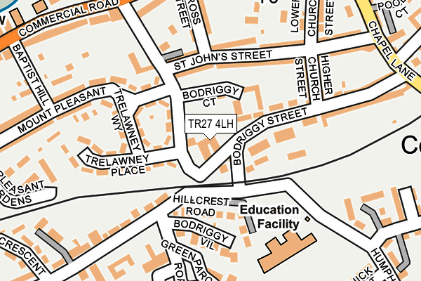 TR27 4LH map - OS OpenMap – Local (Ordnance Survey)