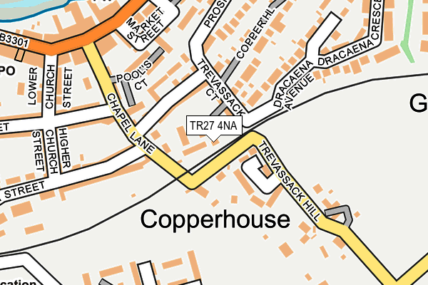 TR27 4NA map - OS OpenMap – Local (Ordnance Survey)