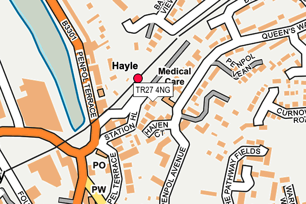 TR27 4NG map - OS OpenMap – Local (Ordnance Survey)