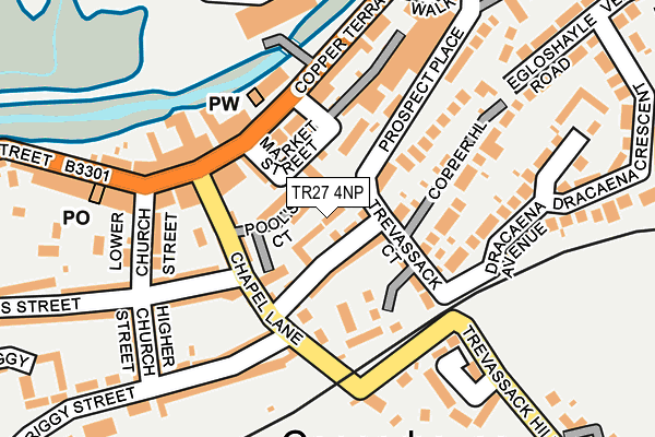 TR27 4NP map - OS OpenMap – Local (Ordnance Survey)