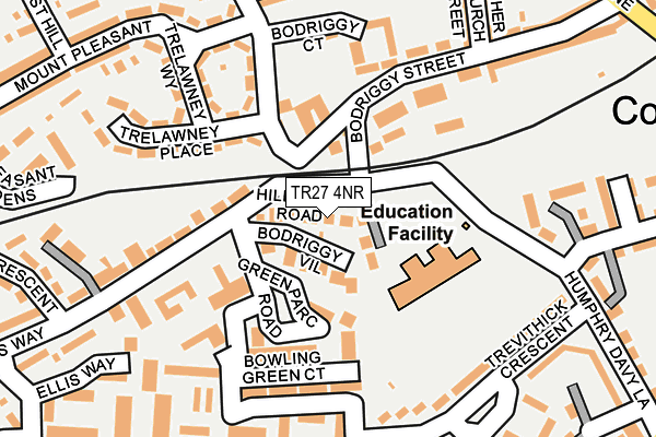 TR27 4NR map - OS OpenMap – Local (Ordnance Survey)
