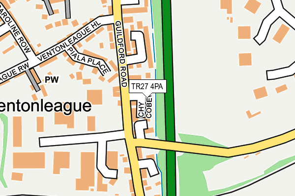 TR27 4PA map - OS OpenMap – Local (Ordnance Survey)