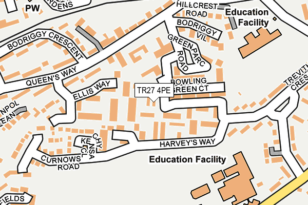 TR27 4PE map - OS OpenMap – Local (Ordnance Survey)