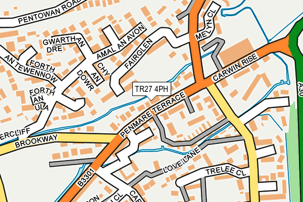 TR27 4PH map - OS OpenMap – Local (Ordnance Survey)