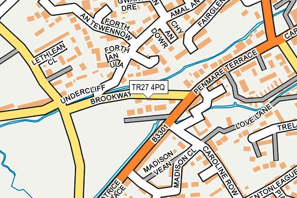 TR27 4PQ map - OS OpenMap – Local (Ordnance Survey)