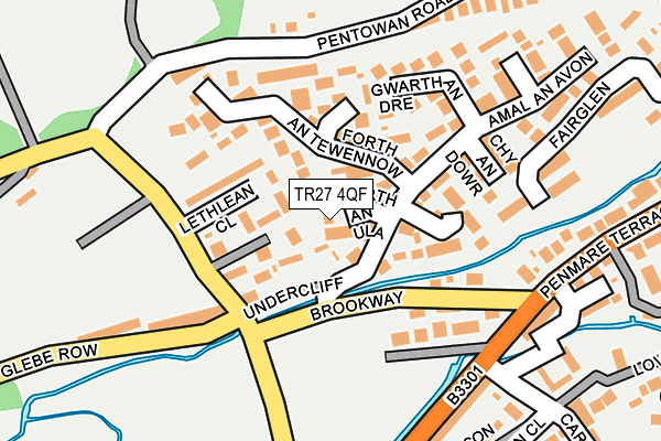 TR27 4QF map - OS OpenMap – Local (Ordnance Survey)