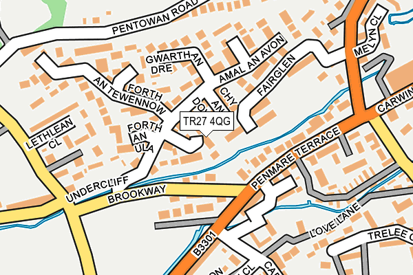TR27 4QG map - OS OpenMap – Local (Ordnance Survey)
