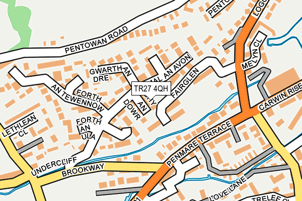 TR27 4QH map - OS OpenMap – Local (Ordnance Survey)