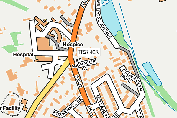 TR27 4QR map - OS OpenMap – Local (Ordnance Survey)