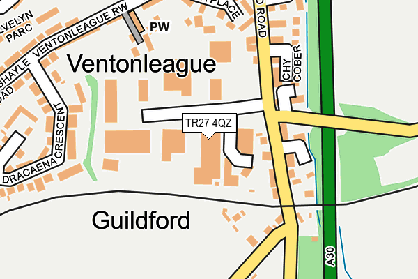 Map of S DUNSTAN LTD at local scale