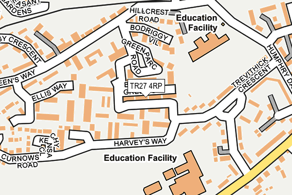 TR27 4RP map - OS OpenMap – Local (Ordnance Survey)