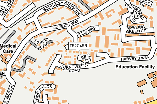 TR27 4RR map - OS OpenMap – Local (Ordnance Survey)