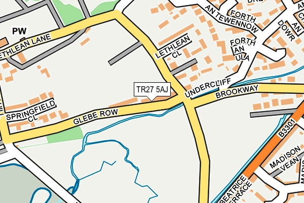 TR27 5AJ map - OS OpenMap – Local (Ordnance Survey)