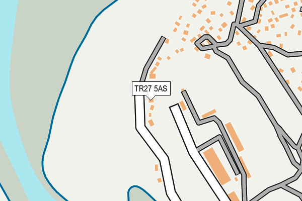 TR27 5AS map - OS OpenMap – Local (Ordnance Survey)