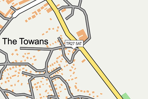 TR27 5AT map - OS OpenMap – Local (Ordnance Survey)