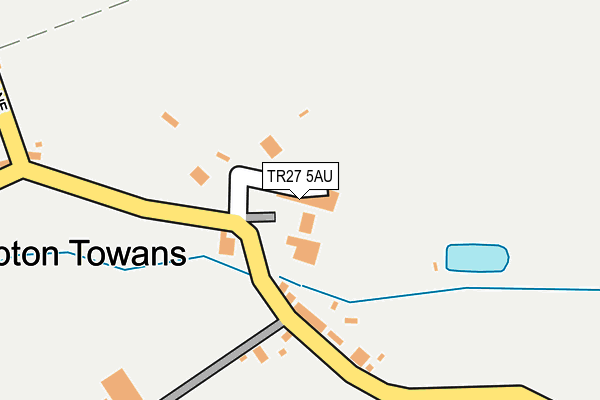 TR27 5AU map - OS OpenMap – Local (Ordnance Survey)