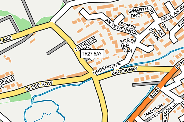 TR27 5AY map - OS OpenMap – Local (Ordnance Survey)