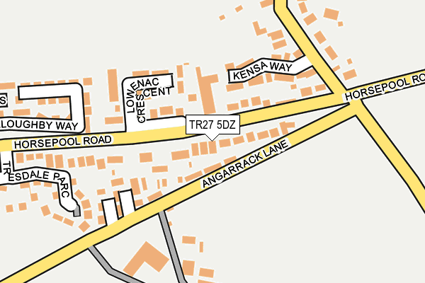 TR27 5DZ map - OS OpenMap – Local (Ordnance Survey)