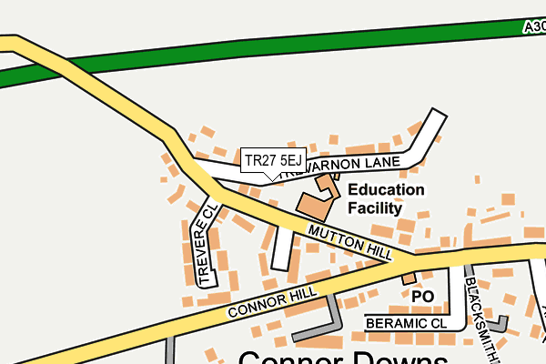 TR27 5EJ map - OS OpenMap – Local (Ordnance Survey)