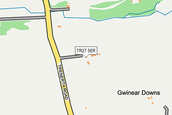 TR27 5ER map - OS OpenMap – Local (Ordnance Survey)