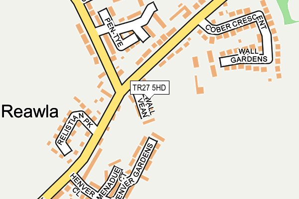 TR27 5HD map - OS OpenMap – Local (Ordnance Survey)