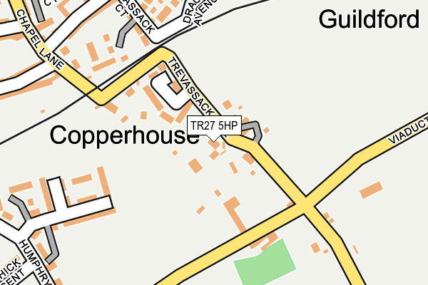 TR27 5HP map - OS OpenMap – Local (Ordnance Survey)