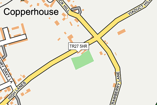 TR27 5HR map - OS OpenMap – Local (Ordnance Survey)