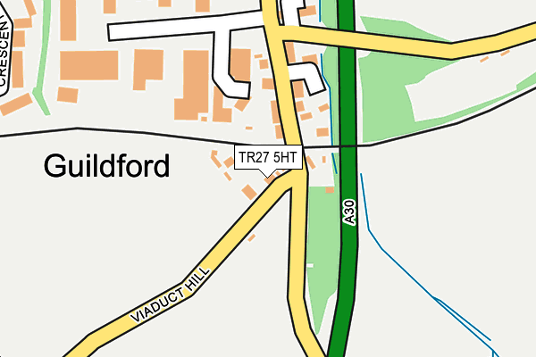 TR27 5HT map - OS OpenMap – Local (Ordnance Survey)