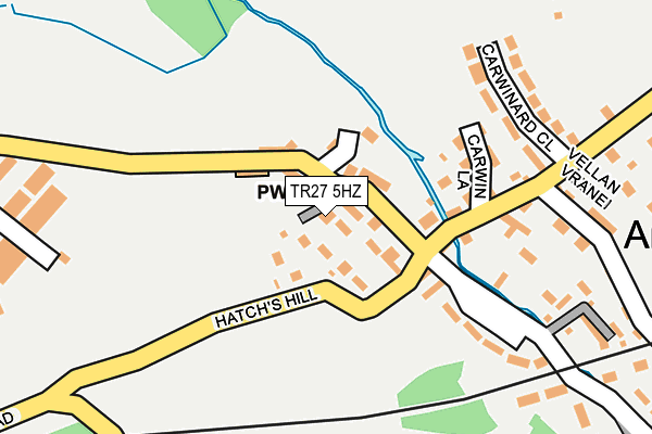 TR27 5HZ map - OS OpenMap – Local (Ordnance Survey)