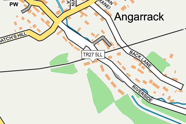 TR27 5LL map - OS OpenMap – Local (Ordnance Survey)