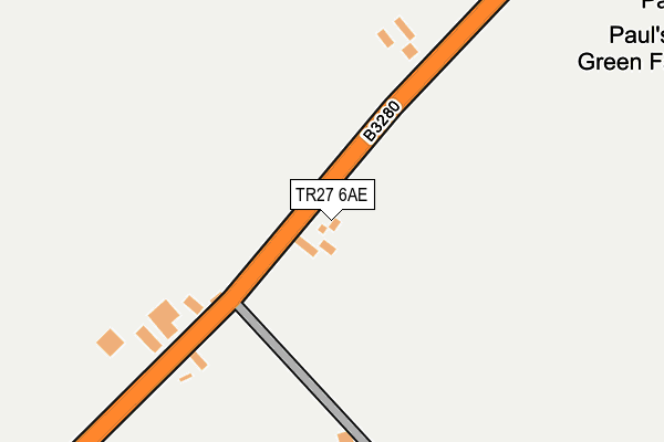 TR27 6AE map - OS OpenMap – Local (Ordnance Survey)