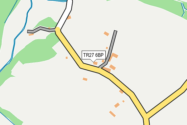TR27 6BP map - OS OpenMap – Local (Ordnance Survey)