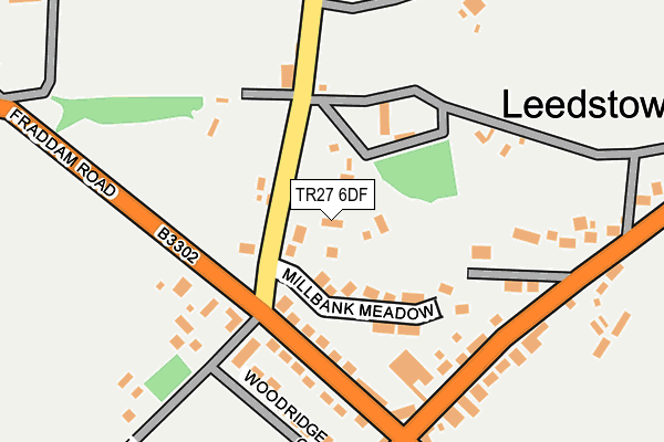 TR27 6DF map - OS OpenMap – Local (Ordnance Survey)