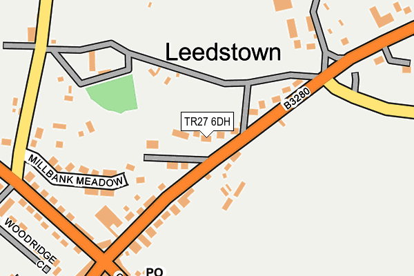 TR27 6DH map - OS OpenMap – Local (Ordnance Survey)