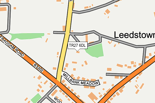 TR27 6DL map - OS OpenMap – Local (Ordnance Survey)