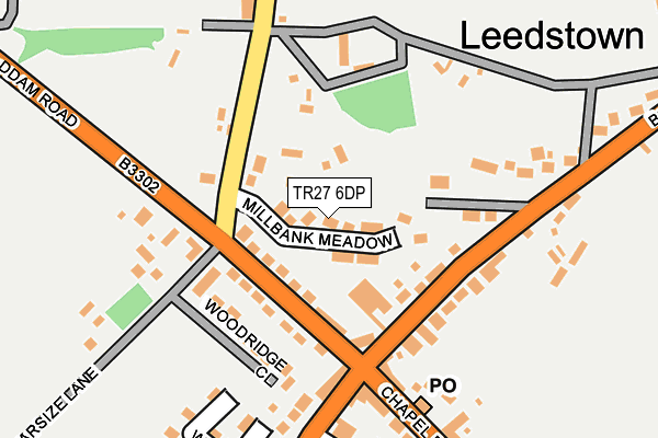 TR27 6DP map - OS OpenMap – Local (Ordnance Survey)