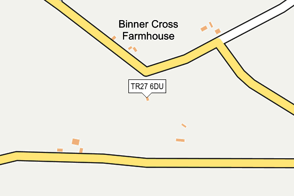 TR27 6DU map - OS OpenMap – Local (Ordnance Survey)