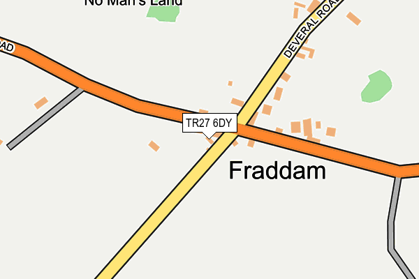 TR27 6DY map - OS OpenMap – Local (Ordnance Survey)