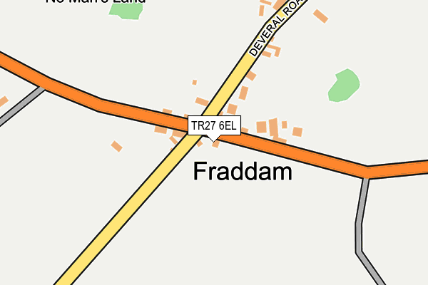 TR27 6EL map - OS OpenMap – Local (Ordnance Survey)