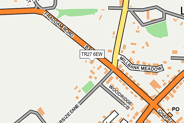 TR27 6EW map - OS OpenMap – Local (Ordnance Survey)