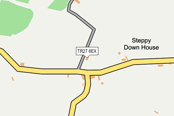 TR27 6EX map - OS OpenMap – Local (Ordnance Survey)