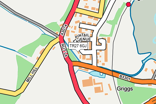 TR27 6GJ map - OS OpenMap – Local (Ordnance Survey)