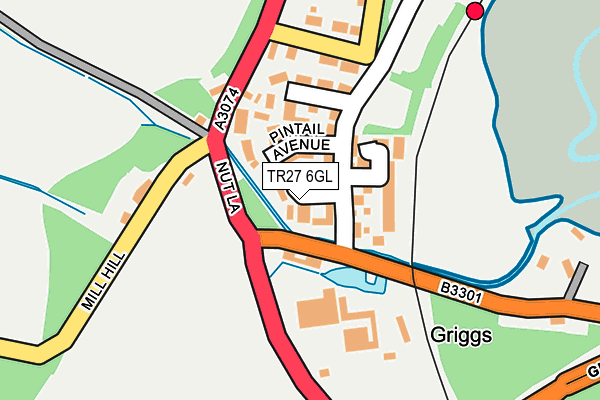 TR27 6GL map - OS OpenMap – Local (Ordnance Survey)