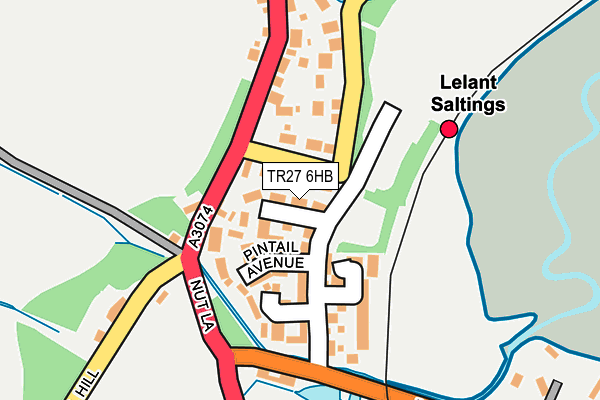TR27 6HB map - OS OpenMap – Local (Ordnance Survey)
